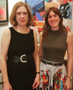 Gallery Director Catherine Miller and her daughter Cordelia Miller